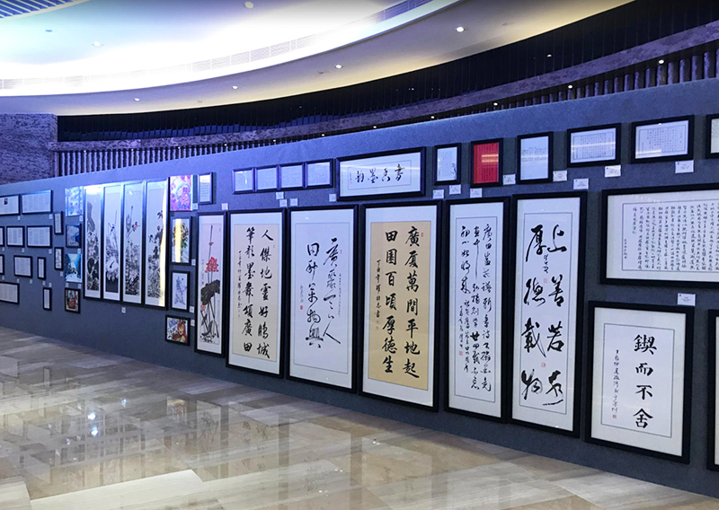 艺术节作品展览区2