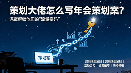 策划大佬怎么写活动策划案？