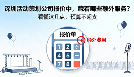 深圳活动策划公司报价中含有哪些额外服务？
